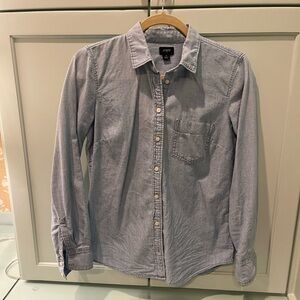 J. Crew Factory chambray shirt, size S